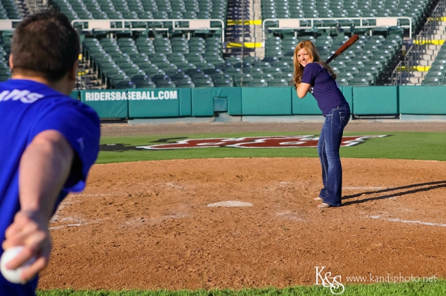 Dallas Baseball Engagement Session by Dallas Engagement Photographers, K & S Photography